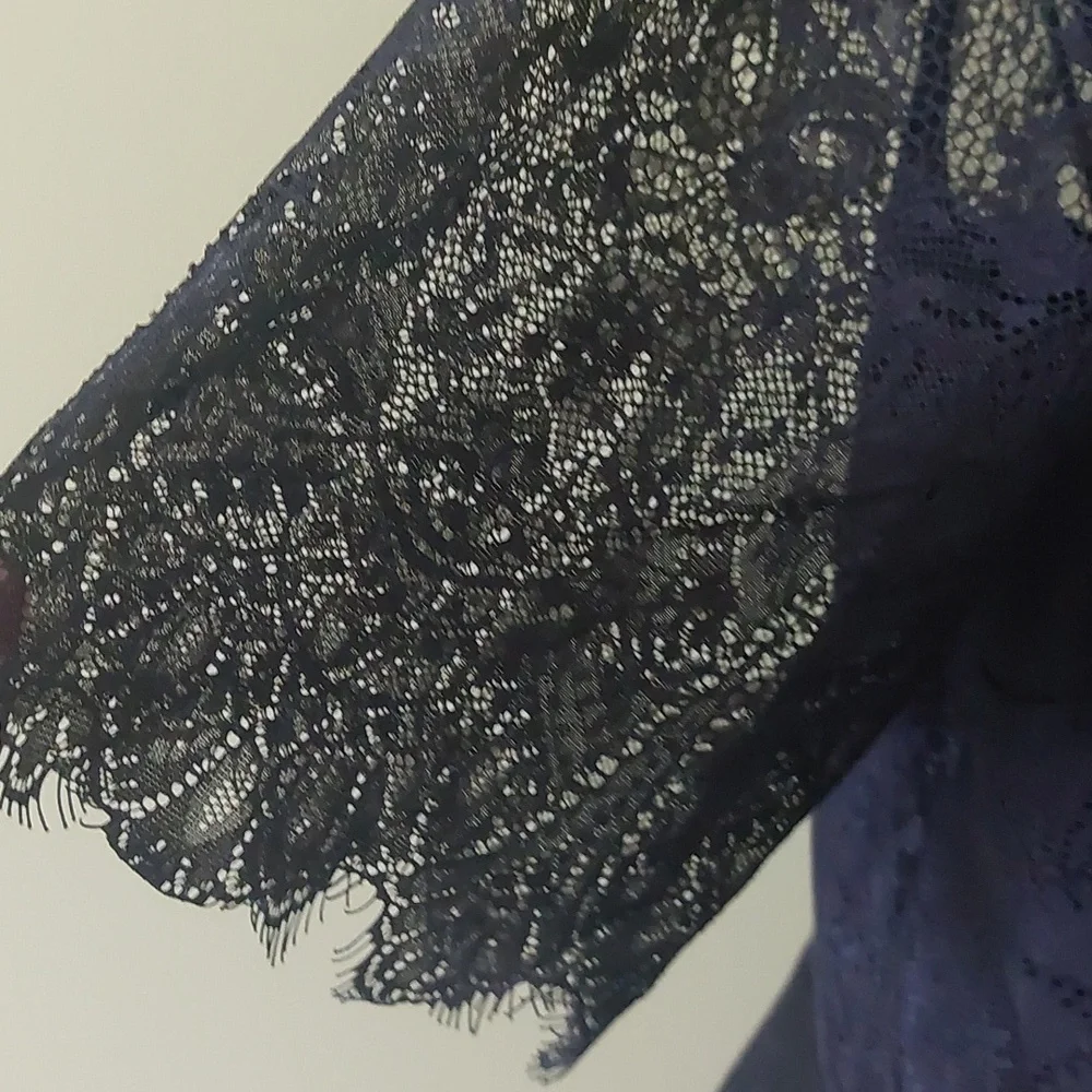 🌟HOST PICK🌟 NINE WEST" size 14, dress, black lace - Picture 4 of 10